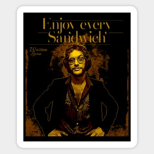 Warren Zevon \ Enjoy Every Sandwich Sticker